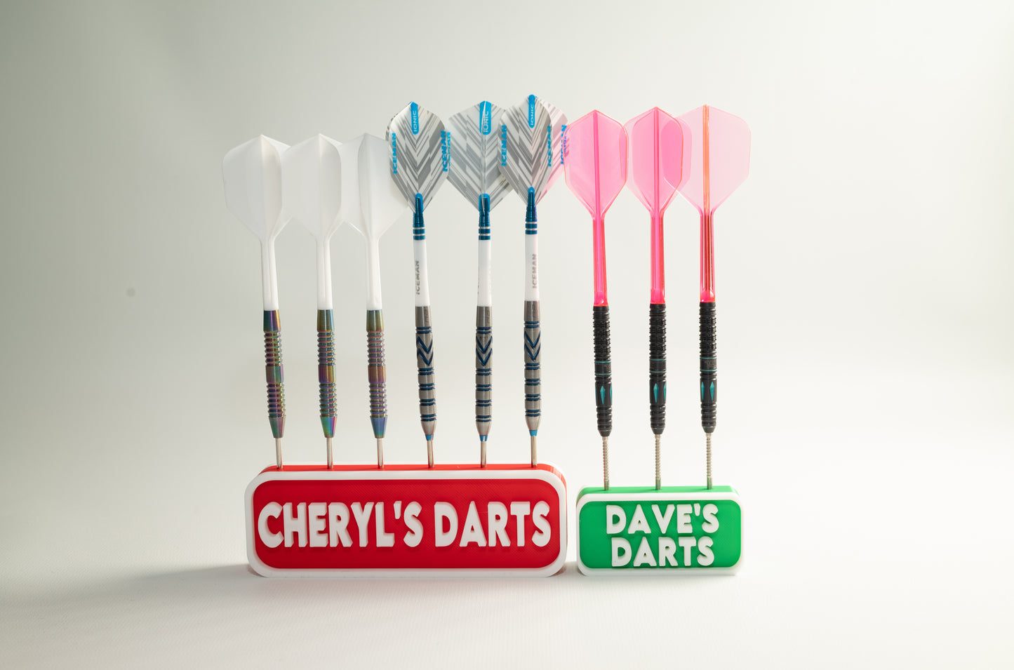 Custom Dart Holder Stand – Personalised Name Gift for Players