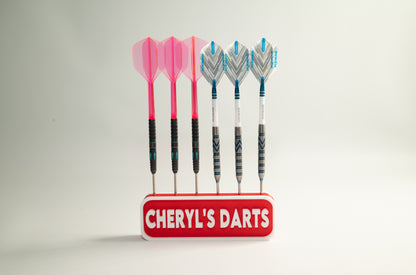 Custom Dart Holder Stand – Personalised Name Gift for Players