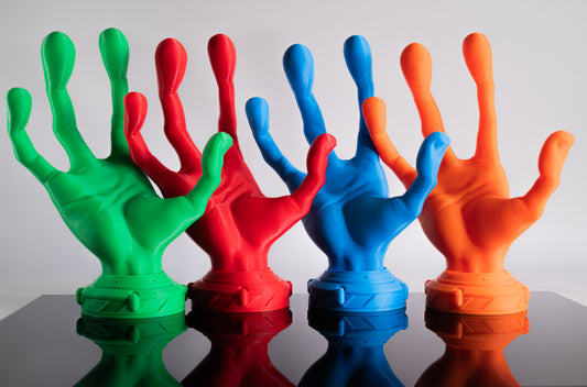 4 Finger Alien 3D Printed Controller Holder – Unique Sci-Fi Gamer Display Stand