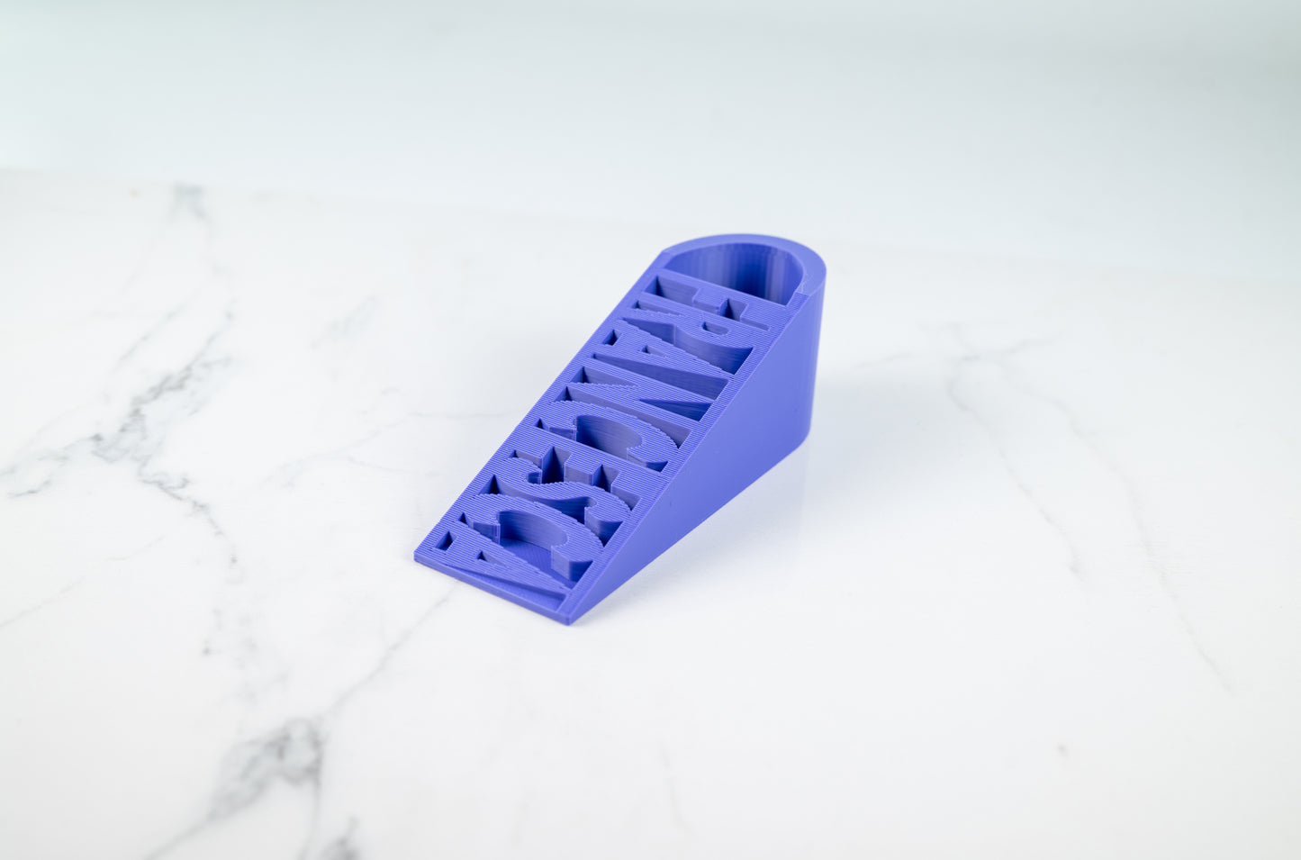 Custom Name Door Stop – Personalised Wedge in Bright Colours.