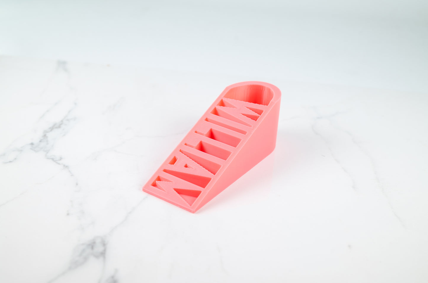 Custom Name Door Stop – Personalised Wedge in Bright Colours.