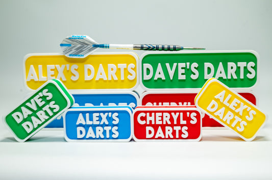 Custom Dart Holder Stand – Personalised Name Gift for Players